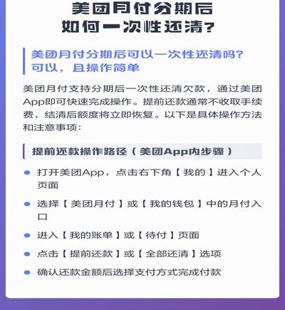 美团月付取现与现金还款攻略