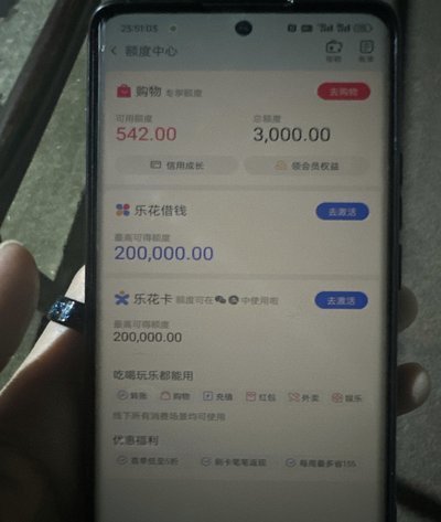 分期乐怎么样看额度
