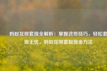 如何套取花呗额度
