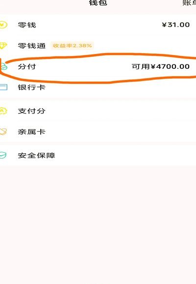 微信分付里的钱能提现吗